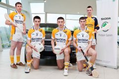 Bandon players James O'Donovan, Patrick O'Brien, Michael Cahalane, Mark Sugrue and James McSweeney.