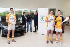 Players Mark Sugrue, James O'Donovan and James McSweeney - Justin Galvin [MD Finbarr Galvins] with Teddy McCarthy [Former Cork All Star and Coach of Bandon Intermediate Hurlers] and Paddy Cahalane [Selector Banbon Intermediate Hurling team].