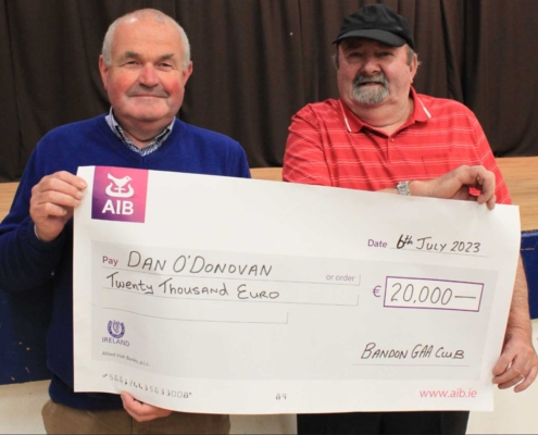 Club Lotto Winner - Dan O'Donovan Club Lotto Winner - Dan O'Donovan